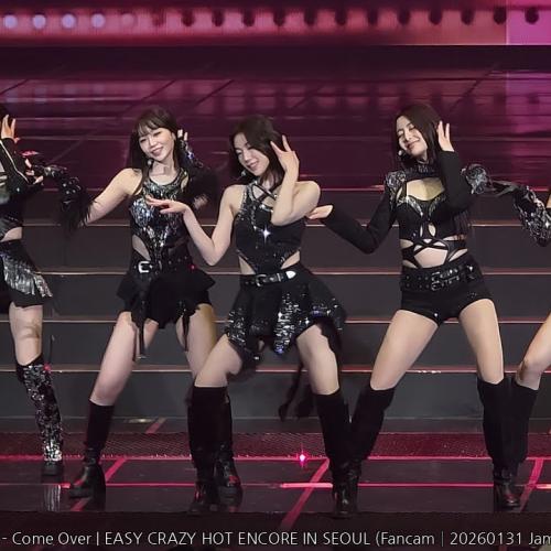 [4K]LE SSERAFIM - Come Over | EASY CRAZY HOT ENCORE IN SEOUL (Fancam│20260131 Jamsil Arena|korea)