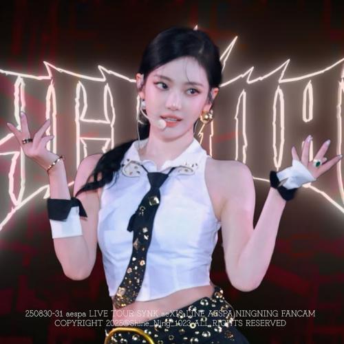 250830 & 250831 AESPA 에스파 NINGNING 닝닝 SYNK : aeXIS LINE “Rich Man" 직캠 FANCAM 4K60