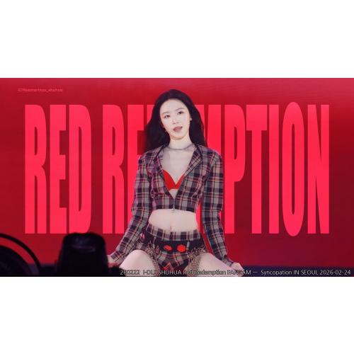 260222  I-DLE SHUHUA Red Redemption FANCAM —  Syncopation IN SEOUL