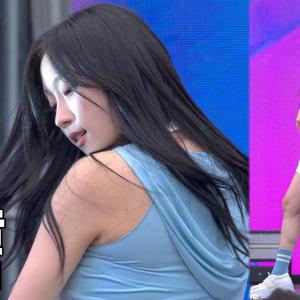 시그니처 채솔 ( 오로라 Aurora ) 전우마라톤 KFN 위문열차 직캠 CIGNATURE CHAESOL Fancam 241006