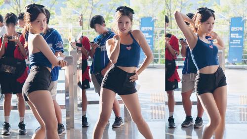 씨스타 So Cool 게릴라공연 김정원 치어리더 240824
