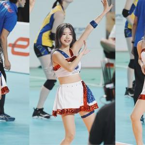 김하연 치어리더 도로공사배구단 김천 친선전 Super Shy