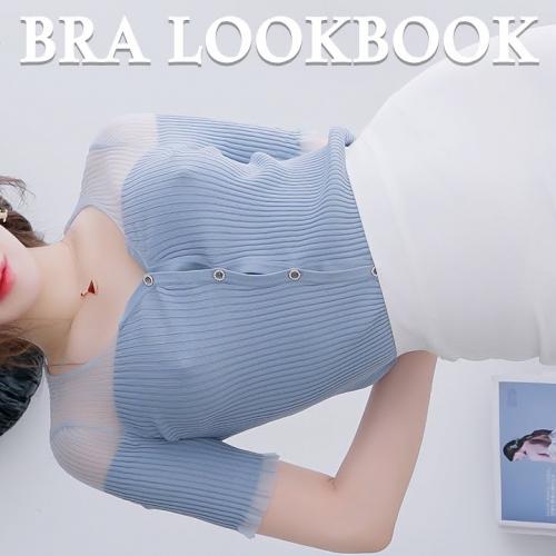 [4K 고화질 룩북] 노브라 미시룩 룩북 코디🩵 몸매가 드러나는 타이트한 여친룩 no bra Lookbook 레전드 직캠