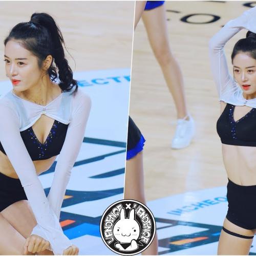 [4K] 191107 치어리더 신세희 직캠 'Snapping(작전타임 공연)'  Fancam @인천전자랜드 남자농구 인천삼산체육관 By 벤뎅이