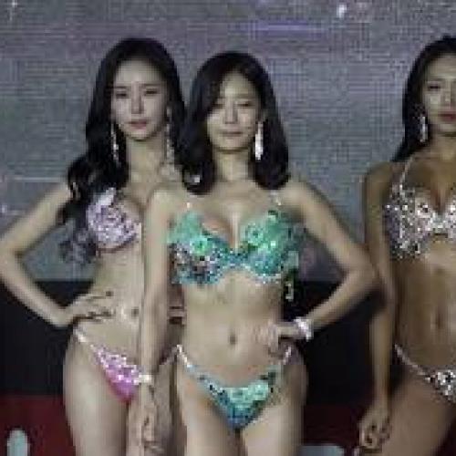 이태원축제 K뷰티니스 이태원 대회 - 비키니 모델쇼