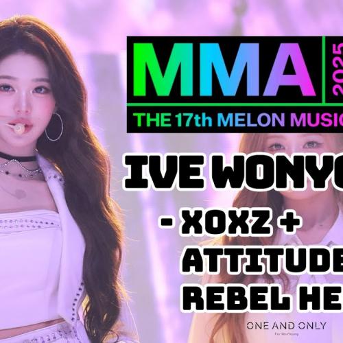 [4K60] 251220 IVE WONYOUNG - XOXZ + ATTITUDE + REBEL HEART @ MMA 2025 (NO EDIT)