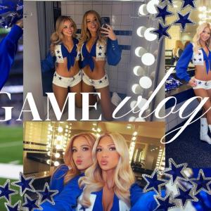 Game Day Vlog | Dallas Cowboys Cheerleader | Texans vs Cowboys 2024