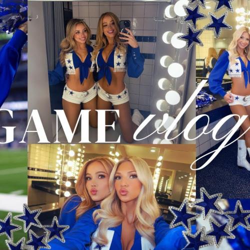 Game Day Vlog | Dallas Cowboys Cheerleader | Texans vs Cowboys 2024