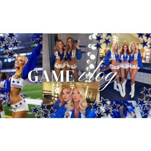 Game Day Vlog | Dallas Cowboys Cheerleader | Texans vs Cowboys 2024