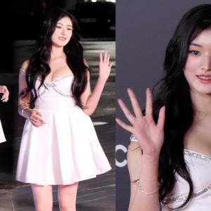 피프티피프티 아테나 직캠 (FIFTY FIFTY ATHENA) 틱톡어워즈 레드카펫 포토월｜TikTok Awards 241115