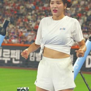 뭐야... 안해? #김연정 #치어리더 #한화이글스 #대전 #야구