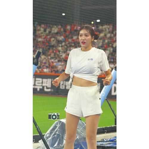 뭐야... 안해? #김연정 #치어리더 #한화이글스 #대전 #야구