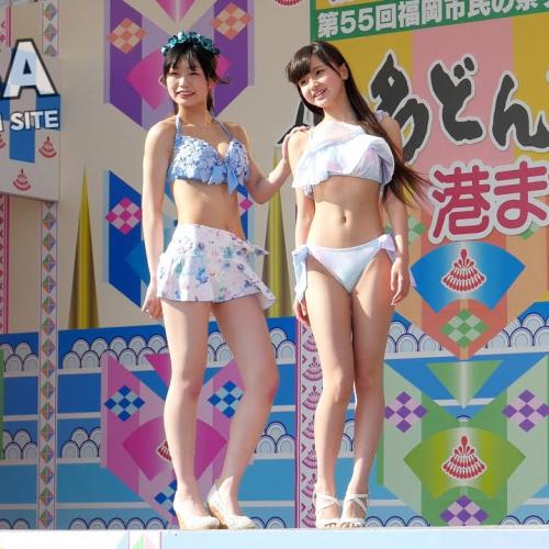 【4K】アイドル水着ファッションショー2016 博多どんたく 港本舞台