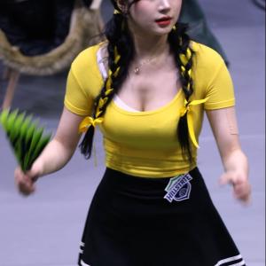 [4k] 23-24 1.10 현대건설배구단 이주은치어리더 박수 응원 직캠 #shorts #이주은 #배구 #치어리더 #공연 #영상 #직캠