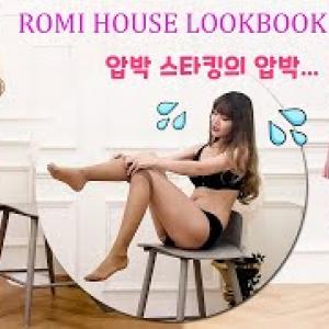 봄 신상 핑크 미니 원피스 하이힐 스타킹 룩북 LOOKBOOK 4K 데일리룩