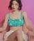 하늘색 꽃비키니 몽글하게 모이는 권은비 - 코랄리크