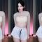 AfreecaTv BJ햄찡 (gusdk2362) white shorts - 뚜두뚜두 Dance