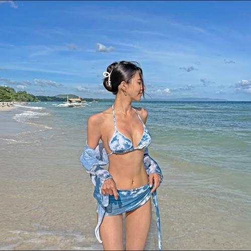 렛잇뀨kkyu🪼👙Sky Ocean bikini Panglaolife BEACHGIRL,비키니룩북,유지어터,보홀여행,비치웨어,모노빈제이,monobinj,beachwear,lookbook