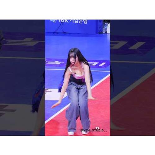 이경민 치어리더 shhh 직캠 250114