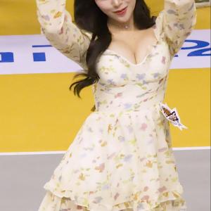 [4k] 24-25 kb손해보험배구단 金渡娥 김도아치어리더 balloon in love 1 공연영상직캠