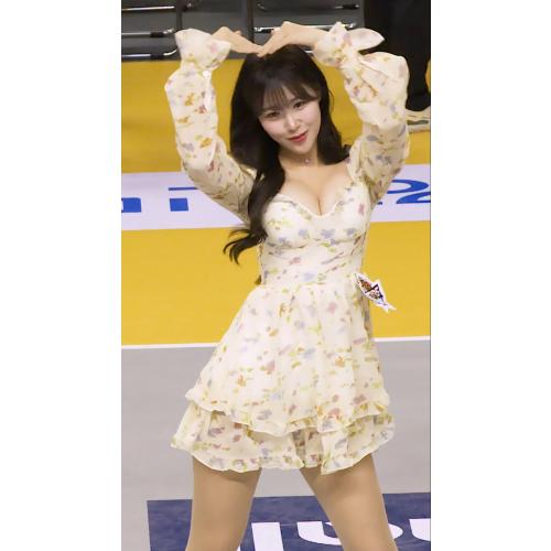 [4k] 24-25 kb손해보험배구단 金渡娥 김도아치어리더 balloon in love 1 공연영상직캠