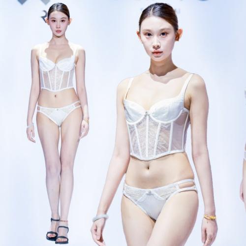 [ 4K세로직캠] 👙 🌈 한눈에 압도되는…입벌어지는 모델의 화이트 레이스 언더웨어 룩북 촬영현장 lovely underwear outfit💋