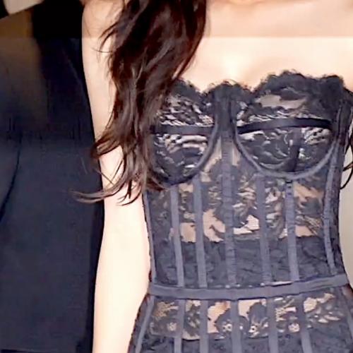 아찔한 란제리 드레스 입고 등장하는 문가영 [비하인드] #문가영